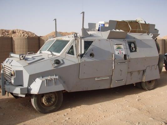 not your every day limo! Iraqi up-armored limo!