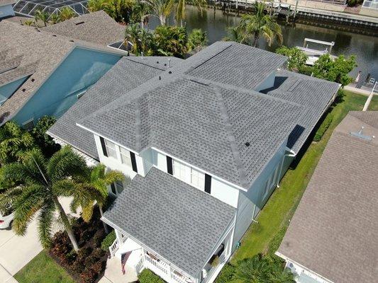 Harbor Roofing Roof Replacement GAF Pewter Gray