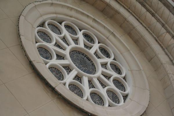 Stained Glass rose window