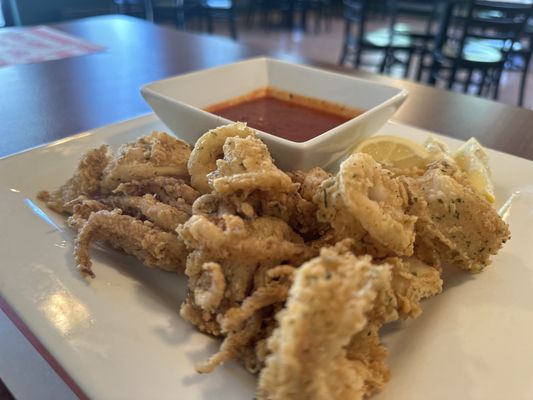 Calamari cooked to perfection.