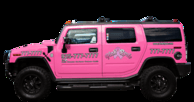 pink hummer taxi