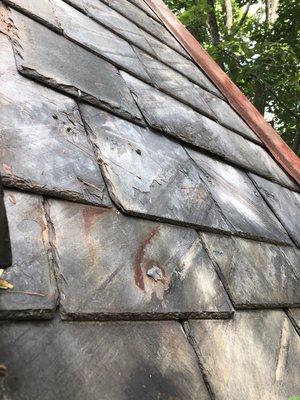 Slate roof