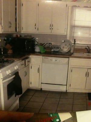 The kitchen was in good condition when we moved out.