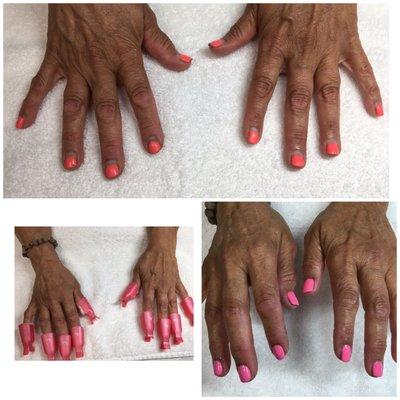 6 weeks gel manicure