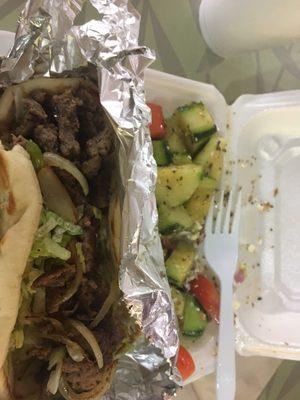 Gyro and Greek Salad 9.99