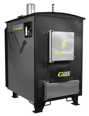 Heatmaster SS G-200 outdoor wood furnace.