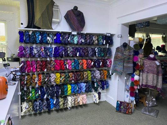 A wall of yarn