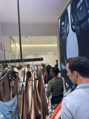 Why is it always a line at Zara? I went to return something today...system down, then there's one dressing room open. Always something!