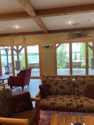 Rec area in the main lodge.