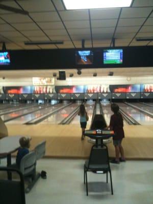 The lanes have been renovated and improved! Very modern!