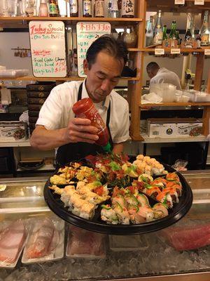 Koji's Spicy Platter at Masa Sushi