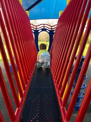 Multiple playgrounds for big and little kids