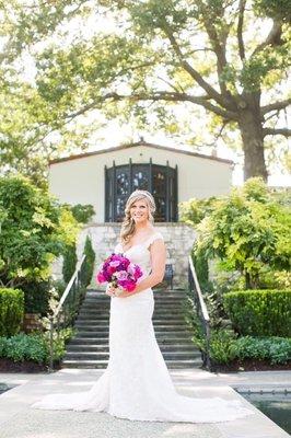 Dallas bride by AW Wedding Hair & Makeup