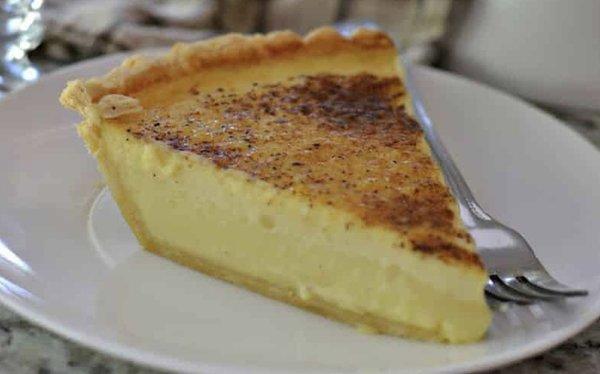 Custard Pie recently added to the menu.