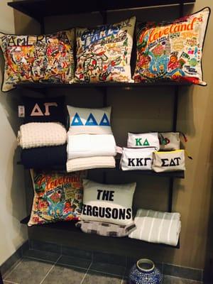 Beautiful custom Greek pillows!