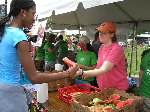 I found out about Project Joy at a Life Is Good Watermelon Festival!