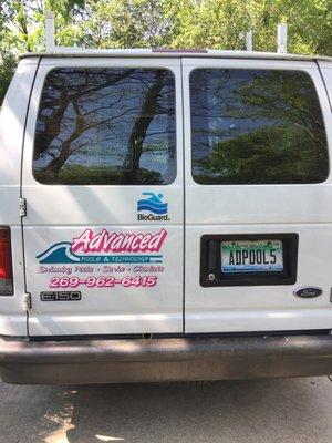 Truck from Advanced pools & technology