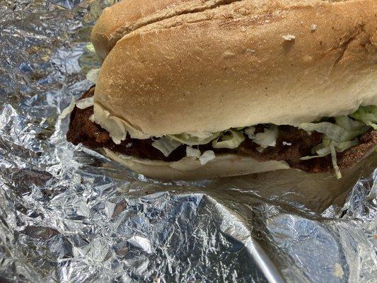 Milanesa de Res torta ( bresded steak Sandwich) - so good!