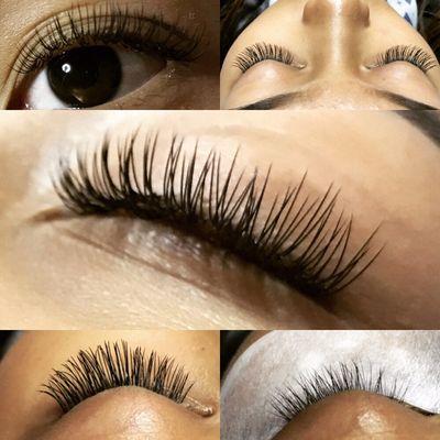 Beautiful, natural looking classic lashes. Done by Theresa