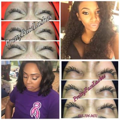 Mink lashes, brows, and make up