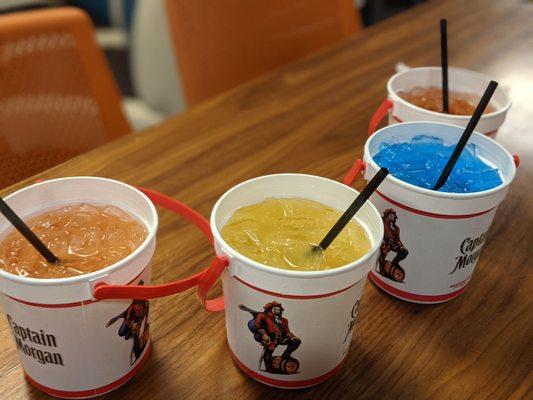 Buckets of yummy drinks!