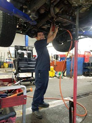 Our lead mechanic has over 21 years of experience. He is an expert technician, but his specialty is Transmissions!