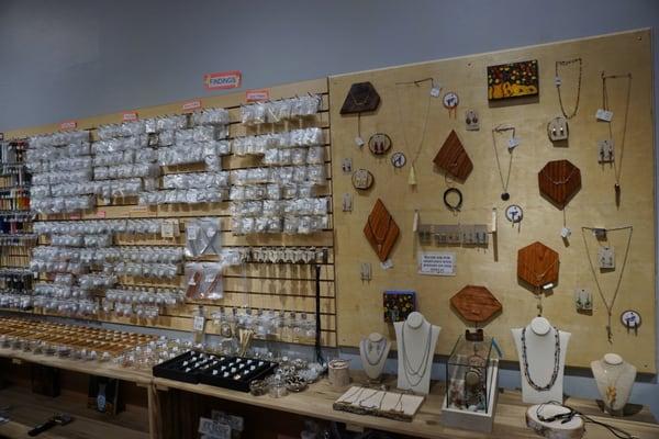 Findings and Finished Jewelry made in house by our fine staff of artisans.