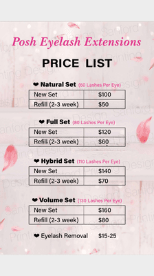 50% off for eyelash new set.