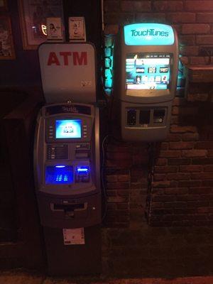 ATM and Touch Tunes Jukebox