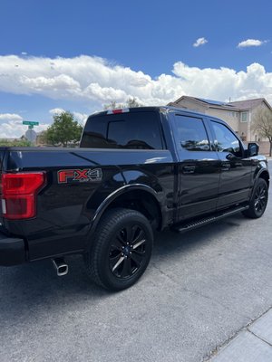 Ford F-150 full paint correction and ceramic coating.