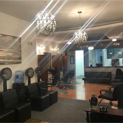 Inside of Styles of Elegance Salon