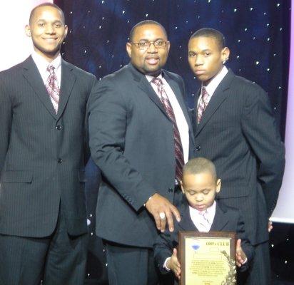 RE/MAX Awards Banquet 100% Club Recipient with my Boys!