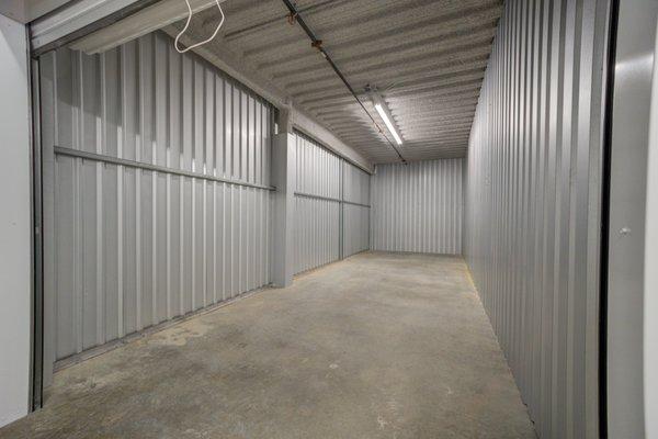 Our 10x30 is the largest climate controlled unit, storing all the contents of a 4 bedroom home.