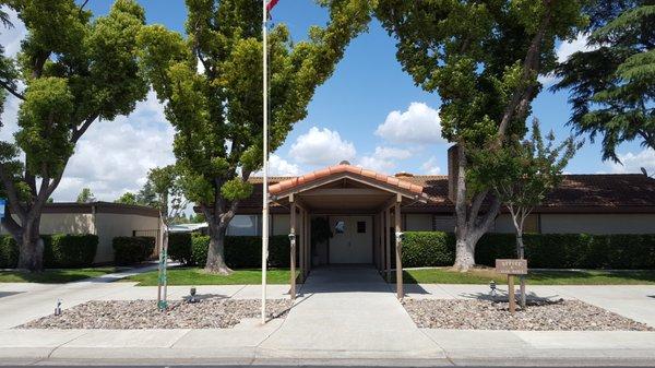 Clubhouse and office entrance