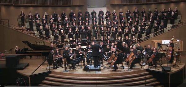 Adult Choir and Orchestra, led by Carlos Ichter, Minister of Music