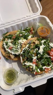 Tostadas de pollo