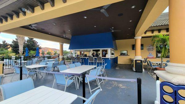 Bar and Grill patio area