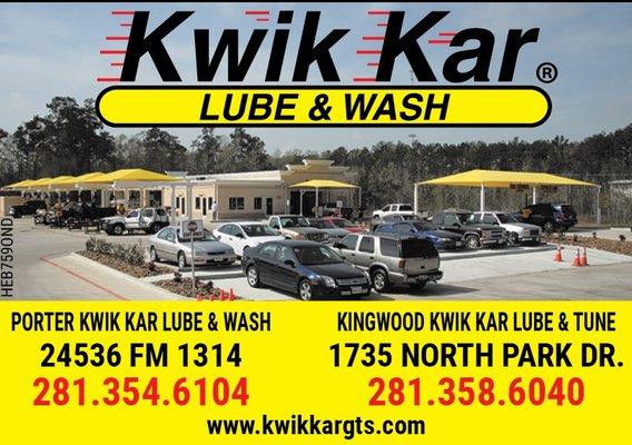 Change your oil & Wash your car at our place!