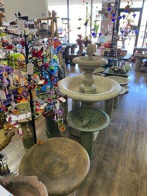 Fountains and Bird Baths in stock!