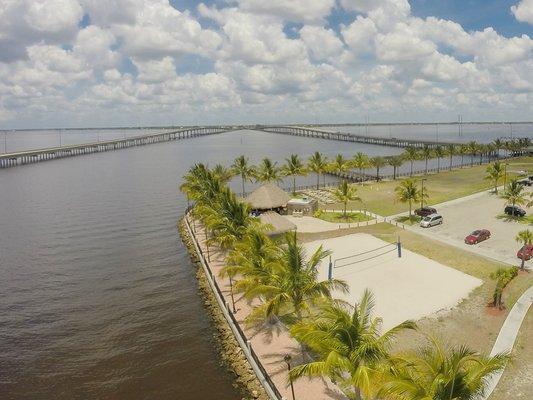 Walking/biking/jogging path that surrounds the city along Charlotte Harbor for approx. 3 miles