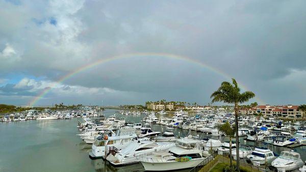 Rainbow on Huntington Harbor