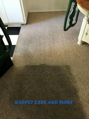 Truck mount carpet cleaning