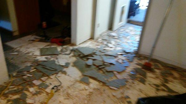 Tile removal