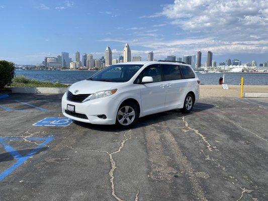 Toyota Sienna available for rent