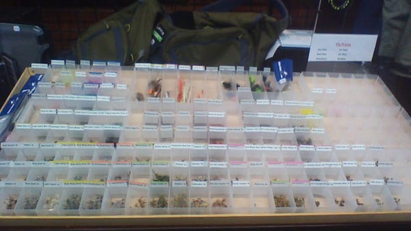 Great Fly selection. From Freshwater to Saltwater. Many made here by us.