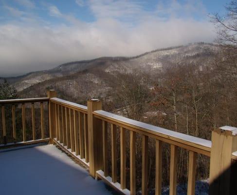 A little snow on the mountain!