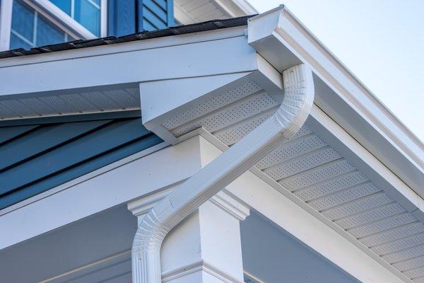 Aluminum seamless gutters (White 80)