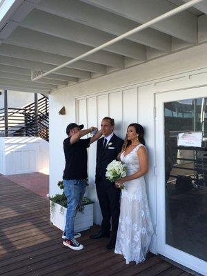 Touch ups for the bride & groom