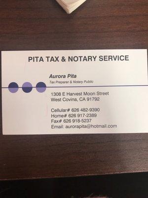 Pita Tax and Notary Service