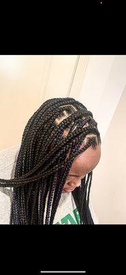 Knotless braids